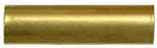 ramrod pipe, brass, plain for rib, round, for 3/8" rod